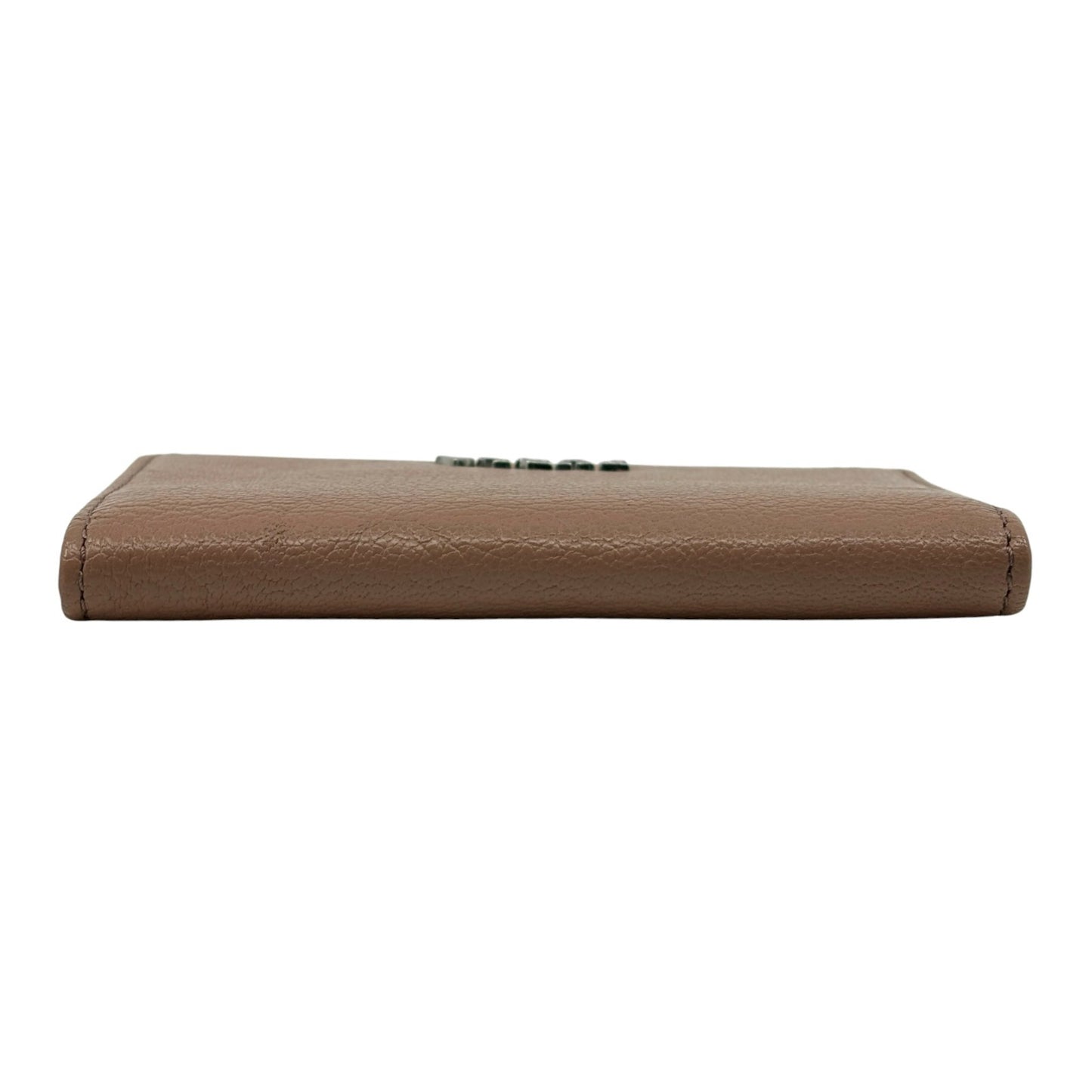 Furla Pink Beige Bifold Leather Card Case Wallet with Logo