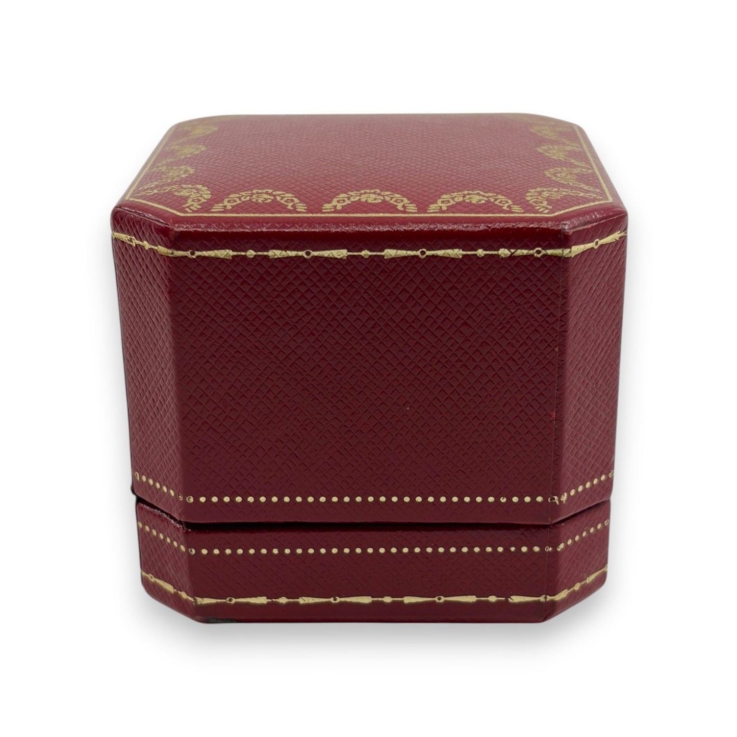 Cartier Jewelry Box Empty Case 2 Piece Set 1 Outer Box Included Red