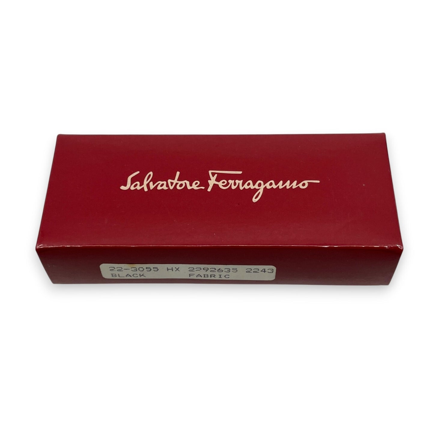 Salvatore Ferragamo Vara Black Gold Ribbon Keychain Charm Key ring with Box