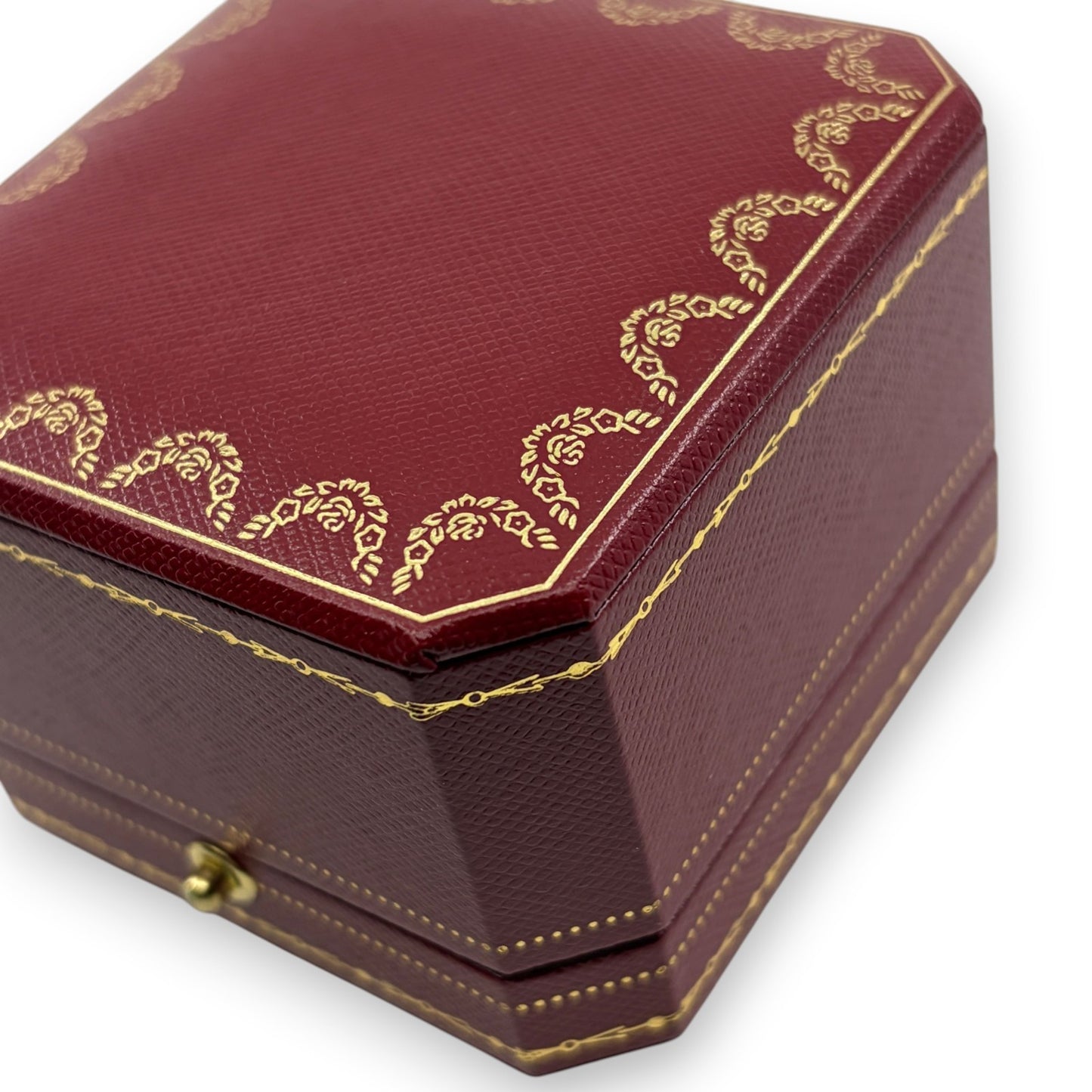 Cartier Jewelry Box Empty Case 2 Piece Set 1 Outer Box Included Red