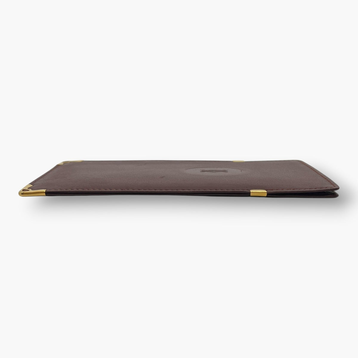 Cartier Eyeglasses Case Bordeaux Burgundy Leather Soft Case