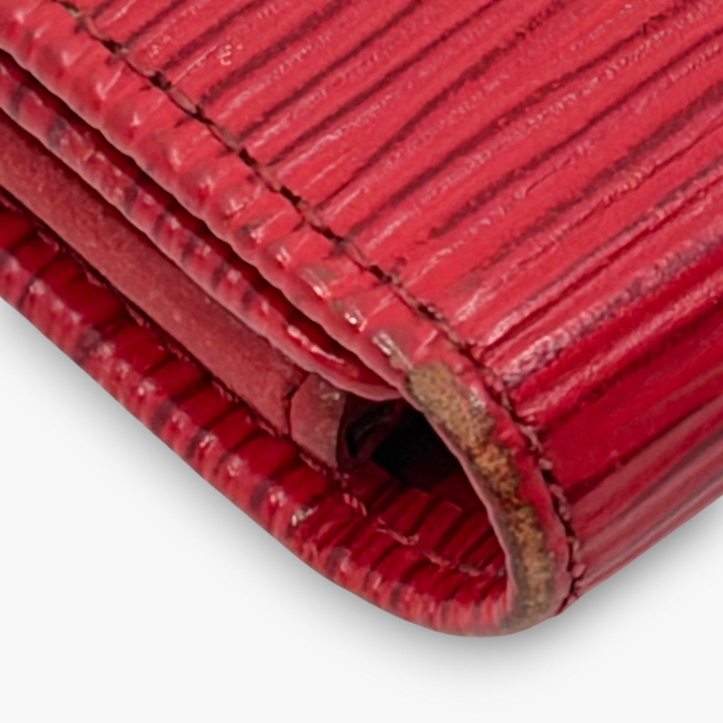 Louis Vuitton Epi Pochette Porte-Monnaie Credit Long Wallet Red M63577