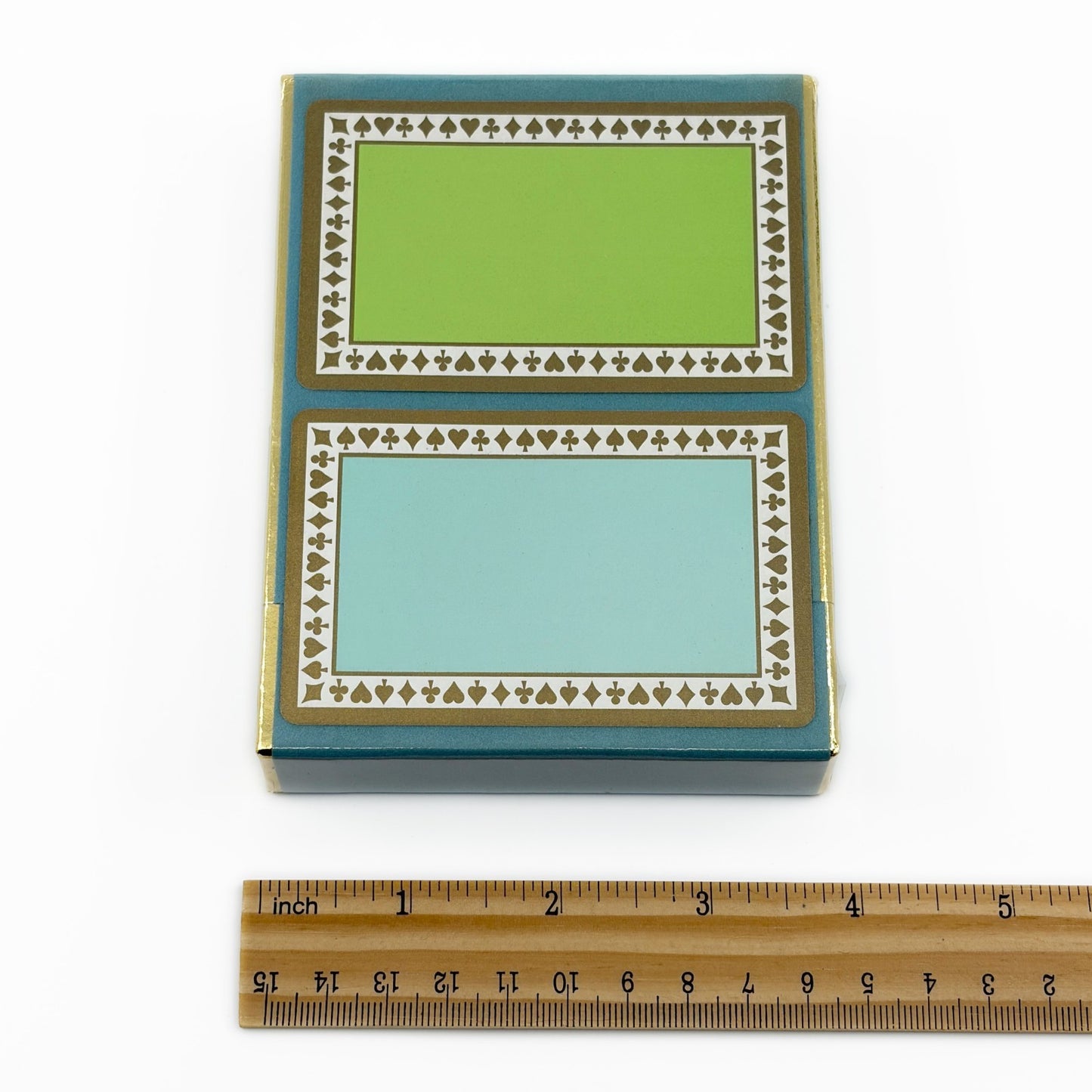 Tiffany & Co. Playing Cards 2 Deck Set Green Blue Sealed in Box