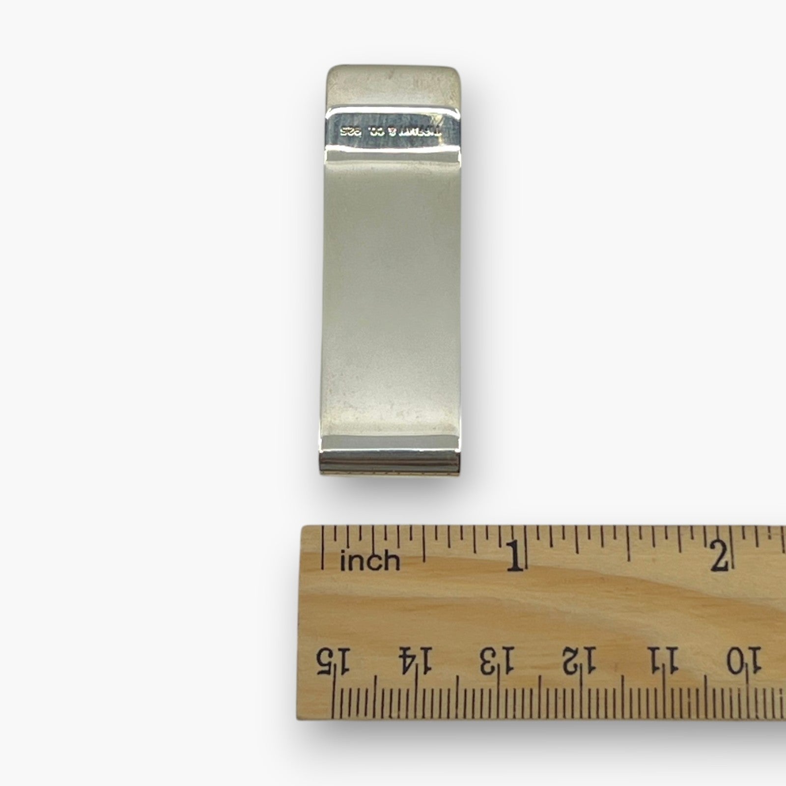 Tiffany & Co. Sterling Silver 925 Money Clip with Pouch