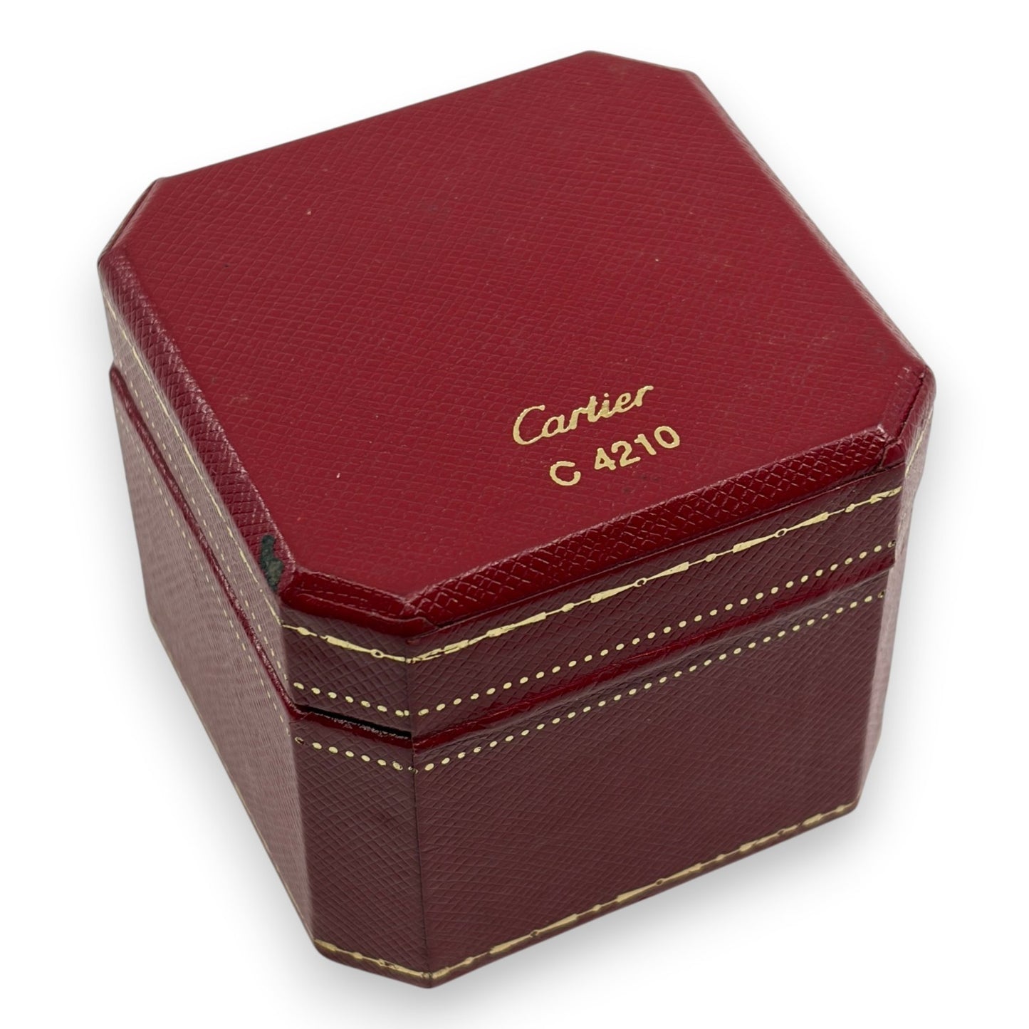 Cartier Jewelry Box Empty Case 2 Piece Set 1 Outer Box Included Red