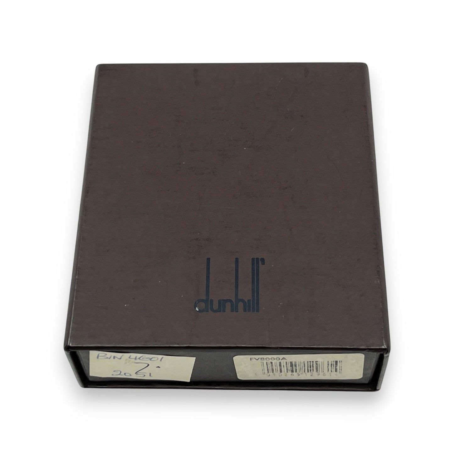 Dunhill Black Leather Key Case with 6 Silver-Tone Hooks w/ Box Card Cloth