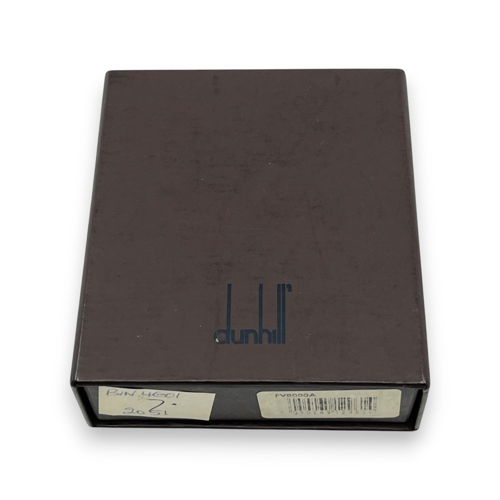 Dunhill Black Leather Key Case with 6 Silver-Tone Hooks w/ Box Card Cloth