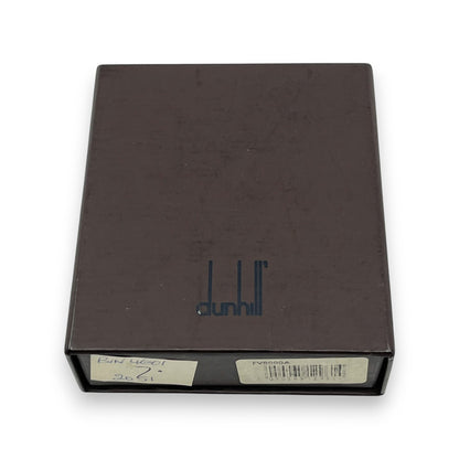 Dunhill Black Leather Key Case with 6 Silver-Tone Hooks w/ Box Card Cloth