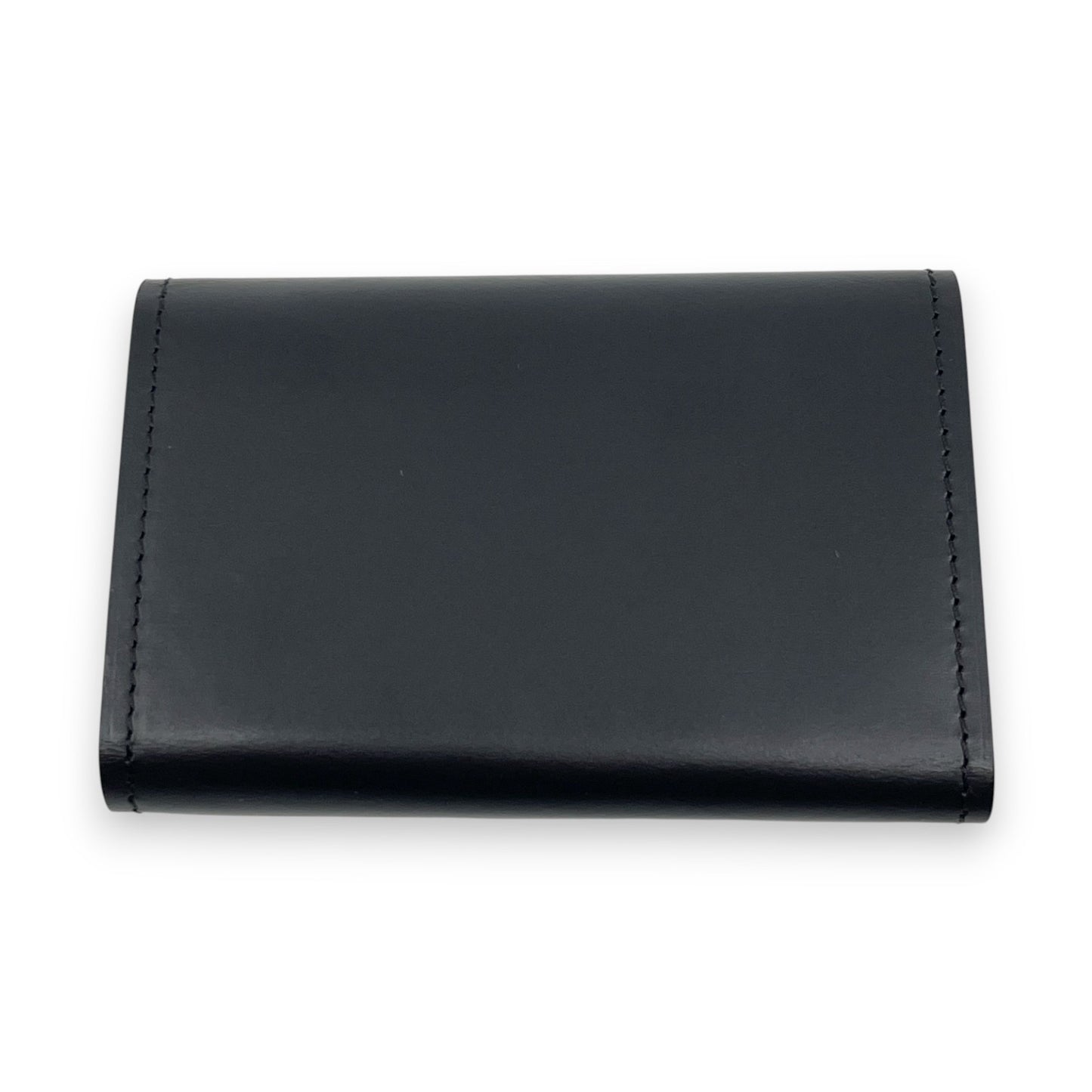 Dunhill Black Leather Key Case with 6 Silver-Tone Hooks w/ Box Card Cloth