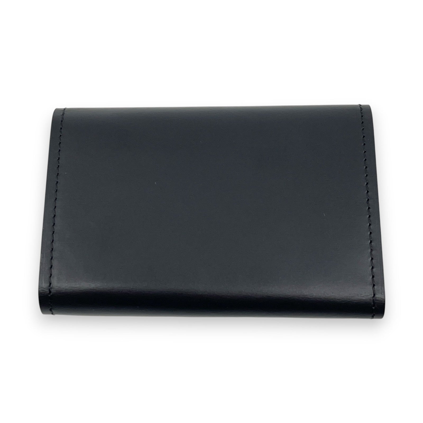 Dunhill Black Leather Key Case with 6 Silver-Tone Hooks w/ Box Card Cloth