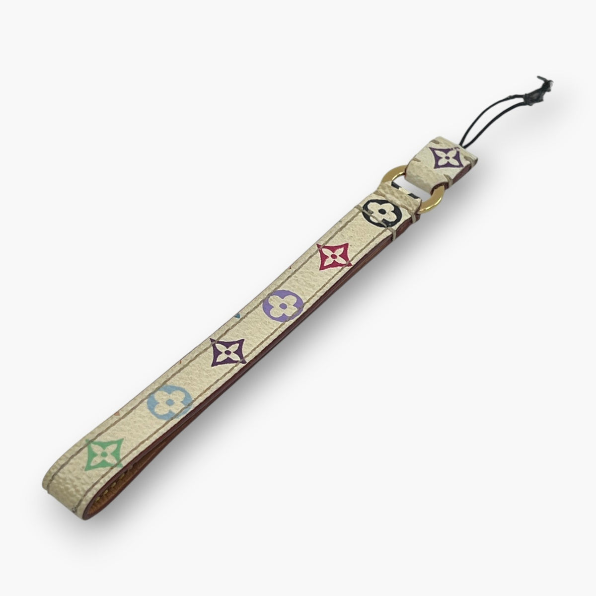 Louis Vuitton Monogram Multicolor Dragonne Telephone Phone Strap with Box M92597