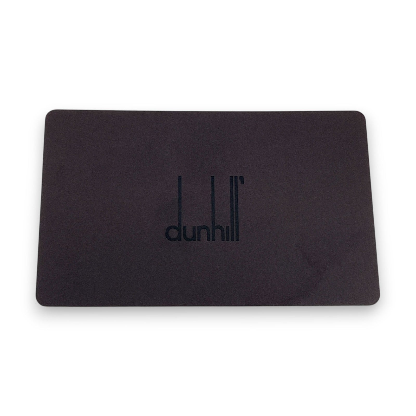 Dunhill Black Leather Key Case with 6 Silver-Tone Hooks w/ Box Card Cloth