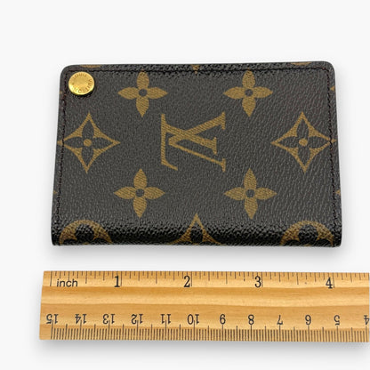 Louis Vuitton Monogram Porte Carte Credit Pression Card Case M60937