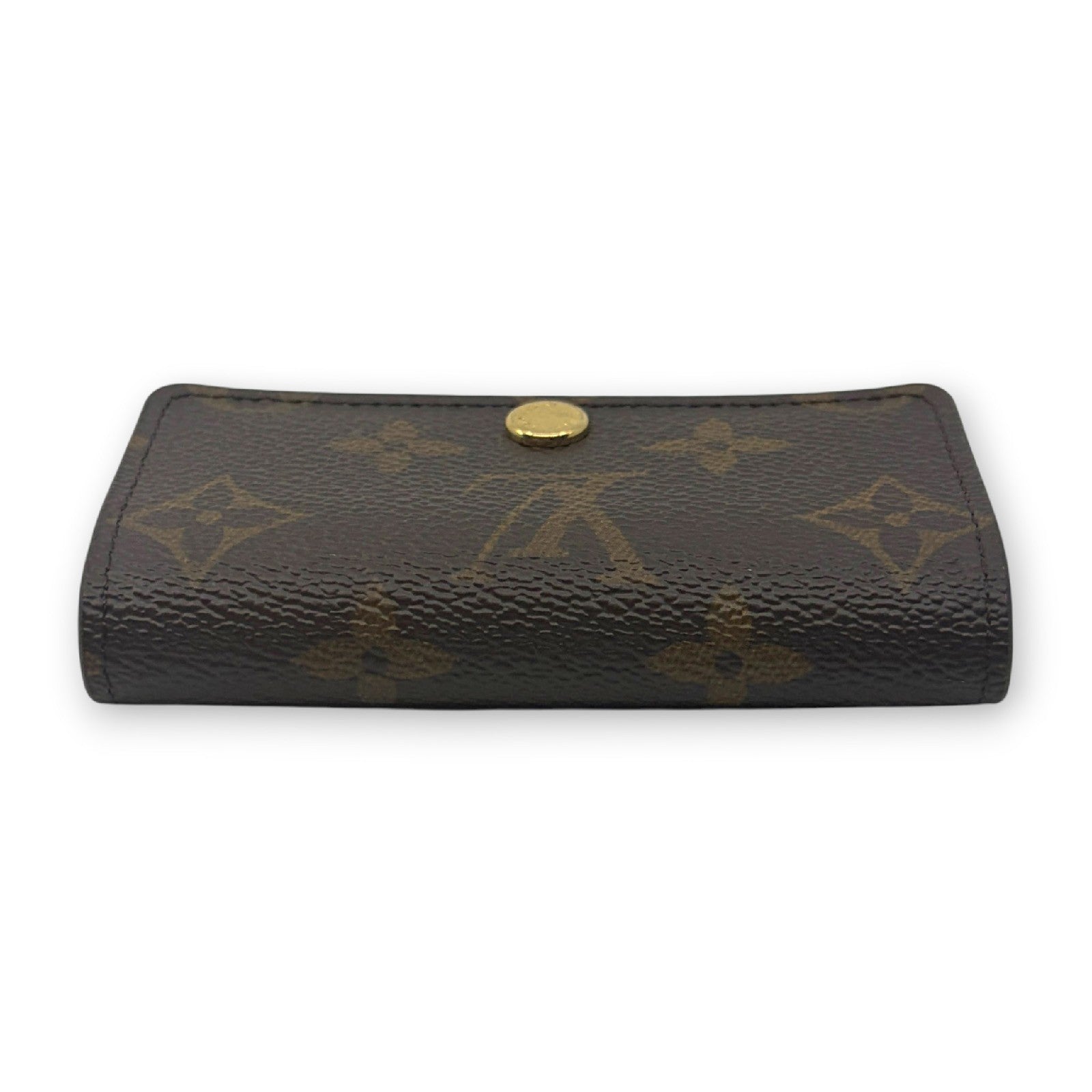 Louis Vuitton Monogram Multicles 6 Key Case Brown Canvas Leather M62630