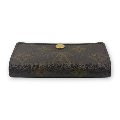 Louis Vuitton Monogram Multicles 6 Key Case Brown Canvas Leather M62630