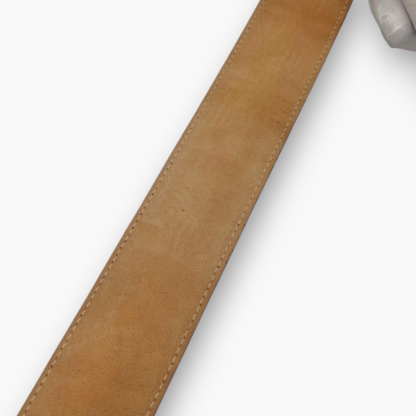 Loewe Anagram Slap Bracelet Black Yellow Leather Bicolor with Dust Bag