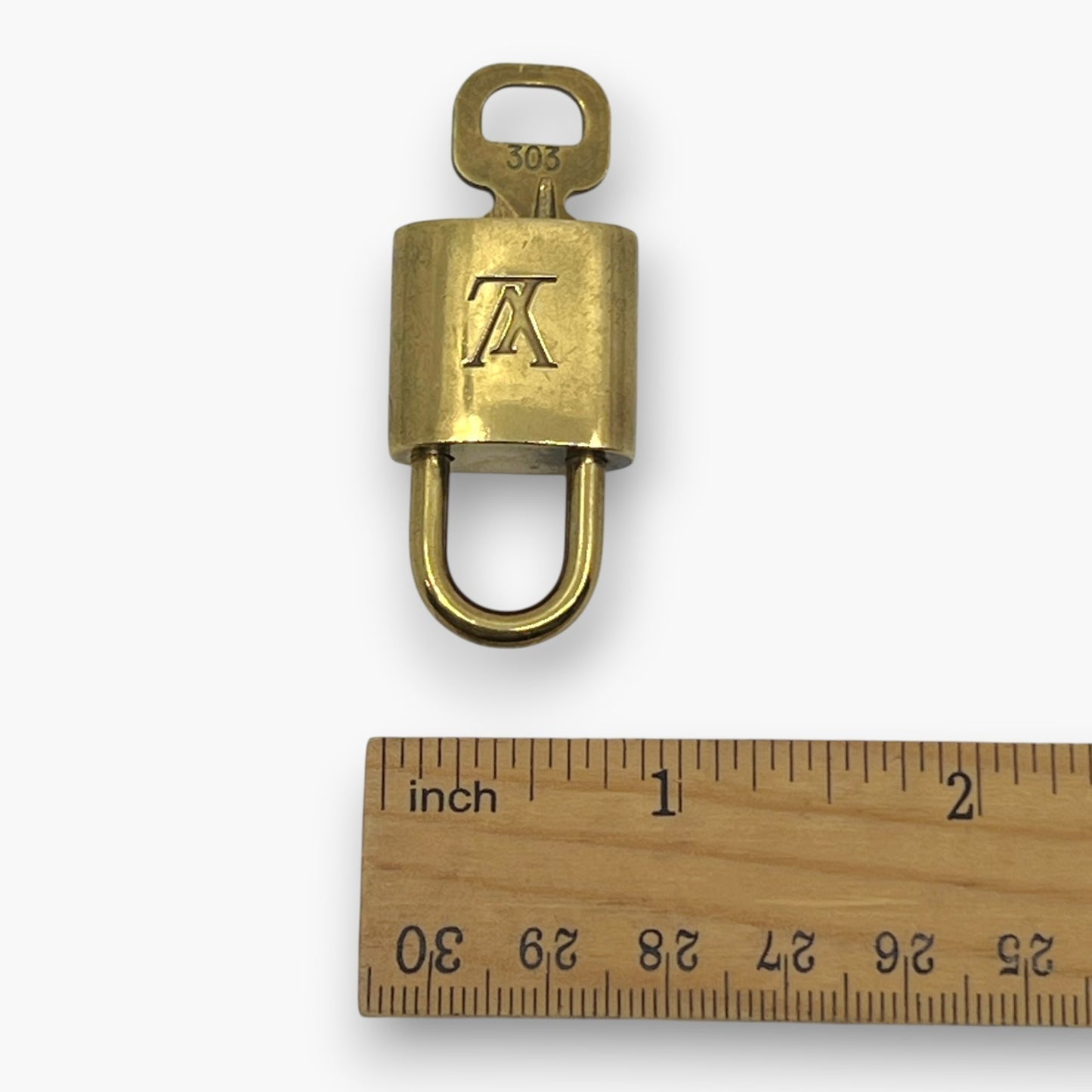 Louis Vuitton Padlock Set of 10 Gold-Tone Brass Locks & Keys pj260604