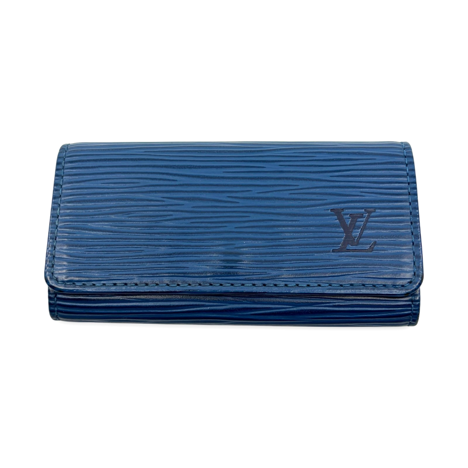 Louis Vuitton Epi Multicles 4 Key Case in Blue Leather M63825
