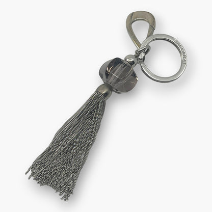 Baccarat Crystal Tassel Key Ring Bag Charm with Box Pouch
