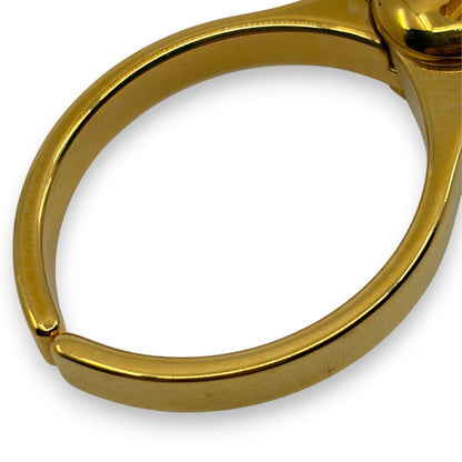 Hermes Filou Glove Holder Gold-Tone Metal with Chain