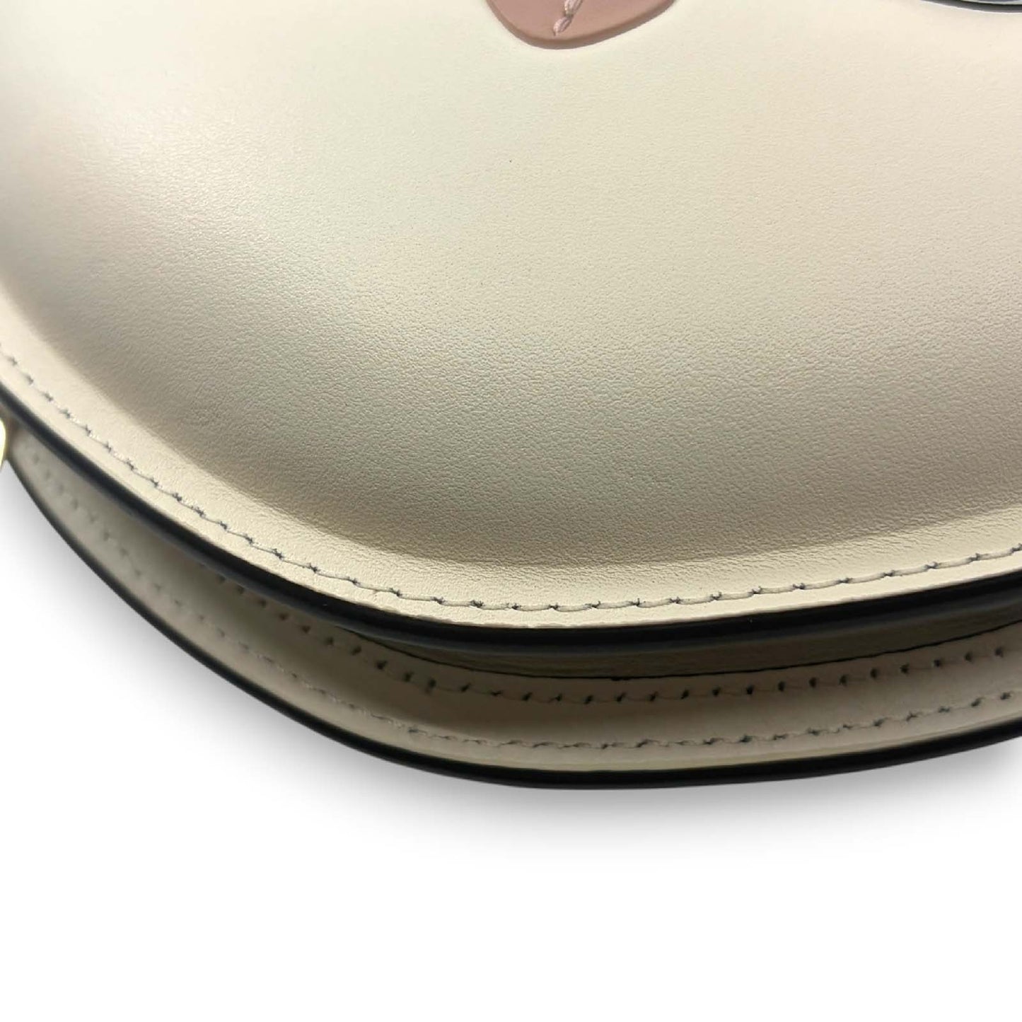 Kate Spade New York Cat Crossbody Bag Meow Cat White Leather Feline Design