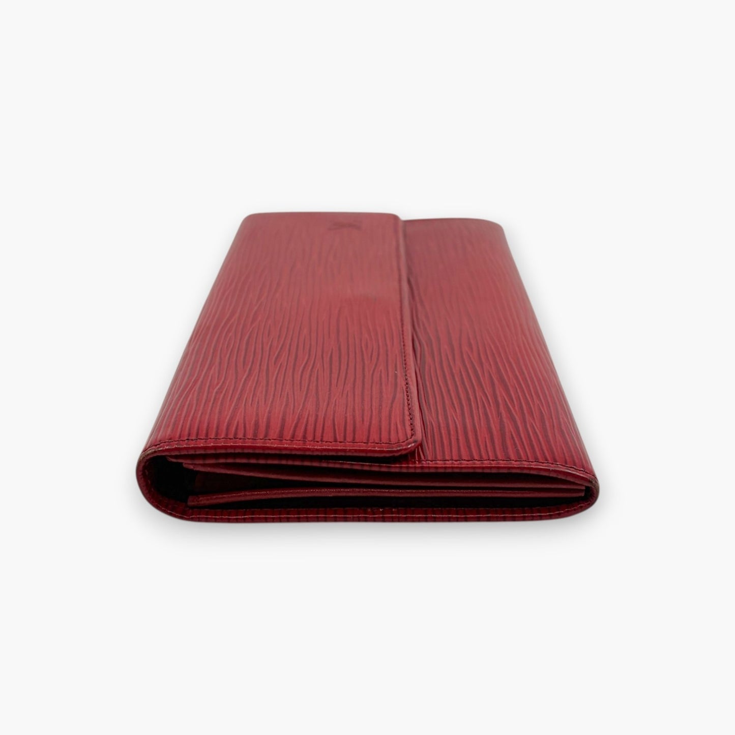 Louis Vuitton Epi Pochette Porte-Monnaie Credit Long Wallet Red M63577