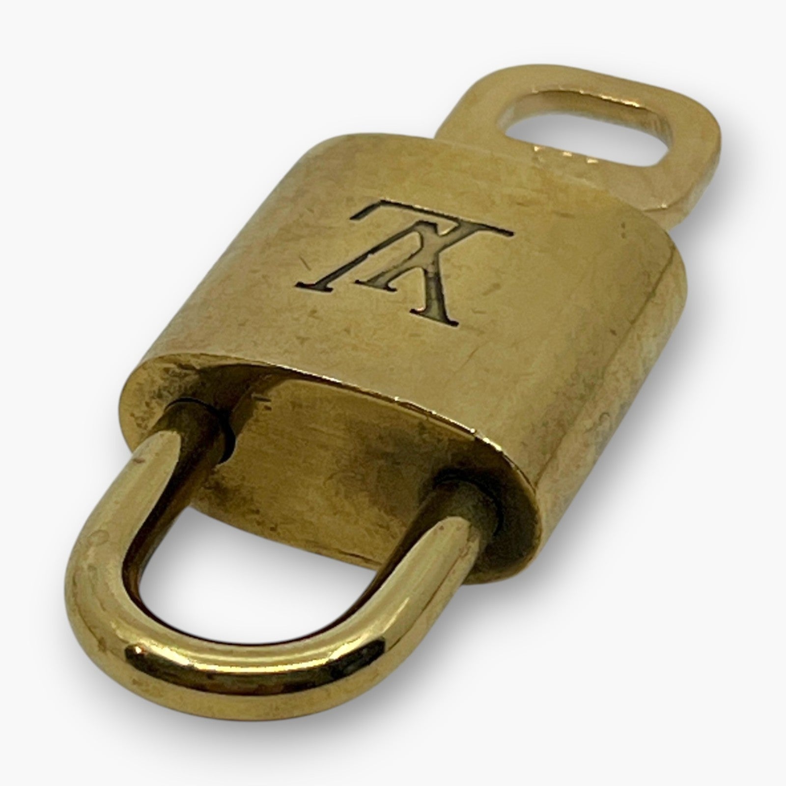 Louis Vuitton Padlock Set of 10 Gold-Tone Brass Locks & Keys pj260605
