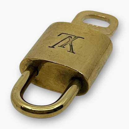 Louis Vuitton Padlock Set of 10 Gold-Tone Brass Locks & Keys pj260605