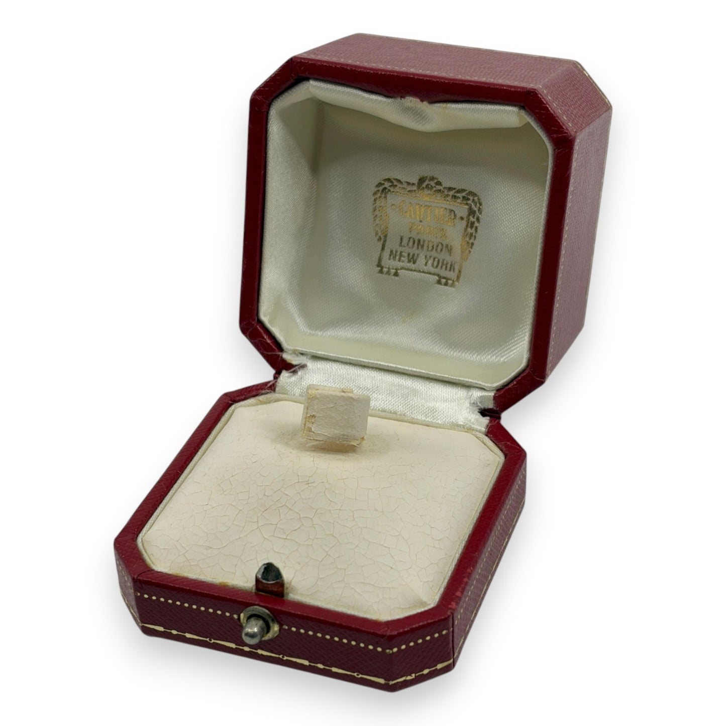 Cartier Jewelry Box Empty Case 2 Piece Set 1 Outer Box Included Red