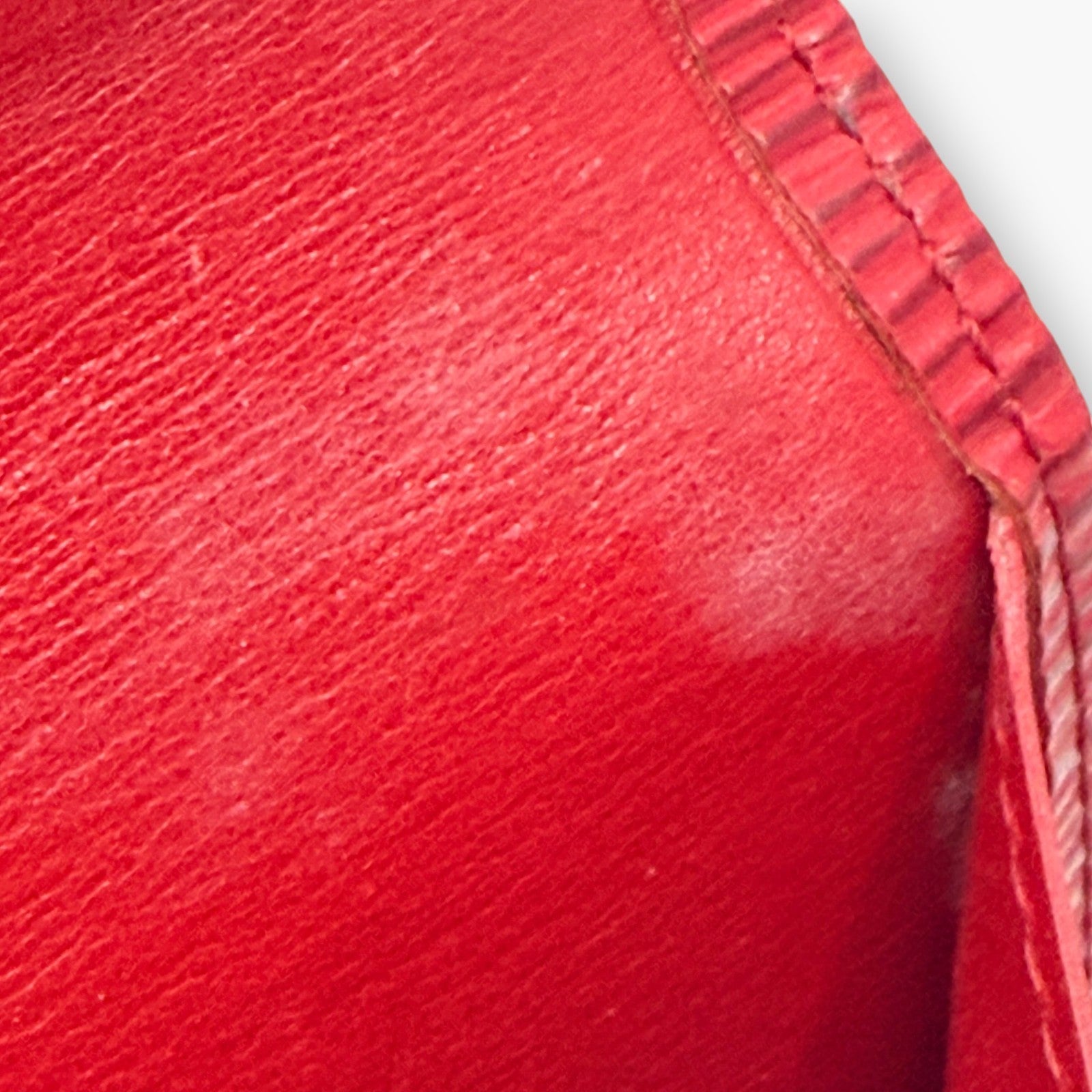 Louis Vuitton Epi Pochette Porte-Monnaie Credit Long Wallet Red M63577