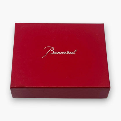 Baccarat Crystal Tassel Key Ring Bag Charm with Box Pouch