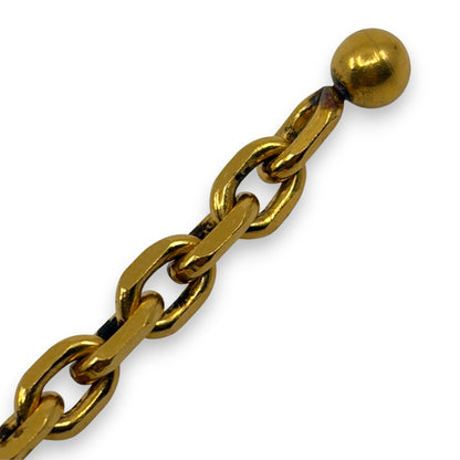 Hermes Filou Glove Holder Gold-Tone Metal with Chain