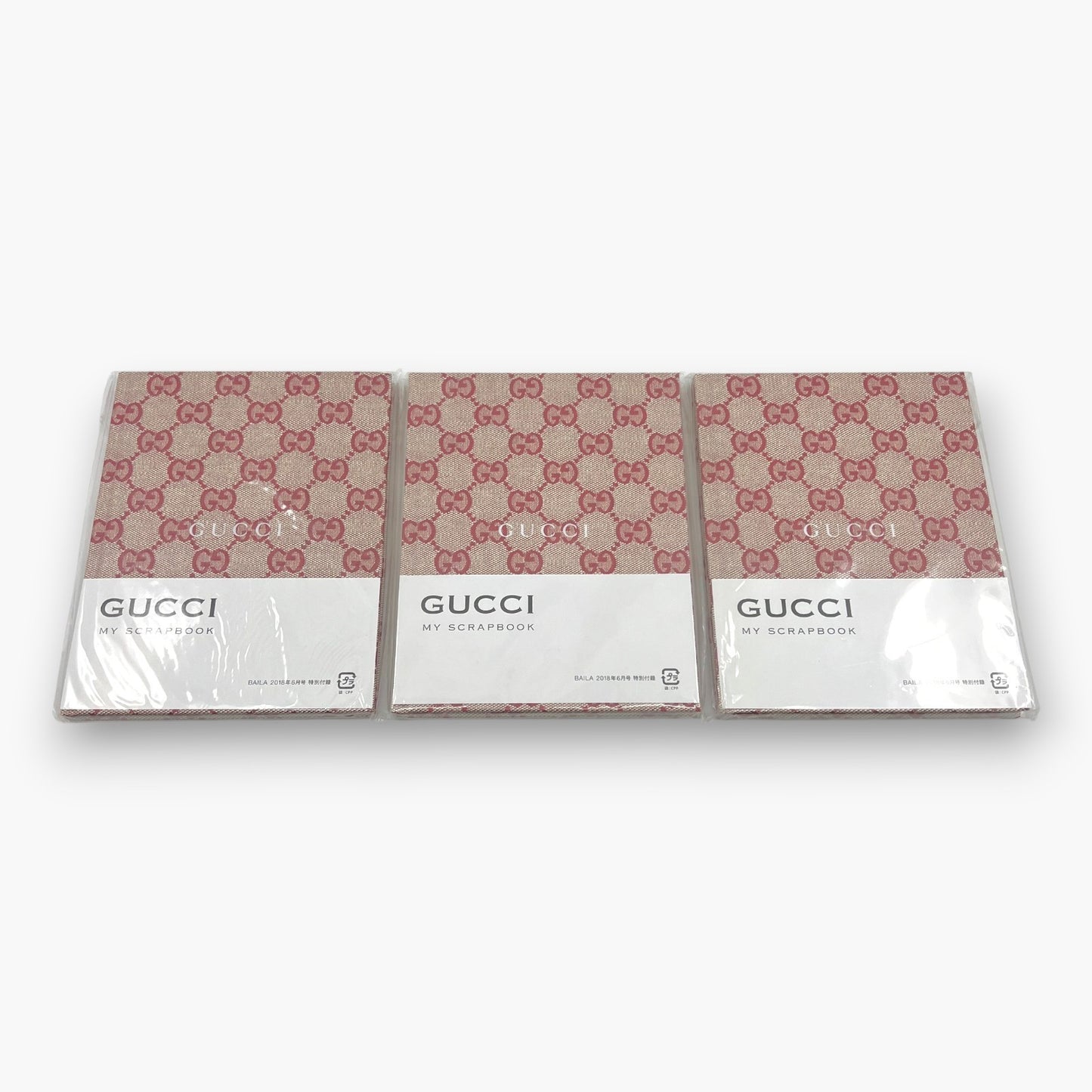 Gucci My Scrapbook Notebook Set of 3 BAILA June 2018 Magazine Appendix