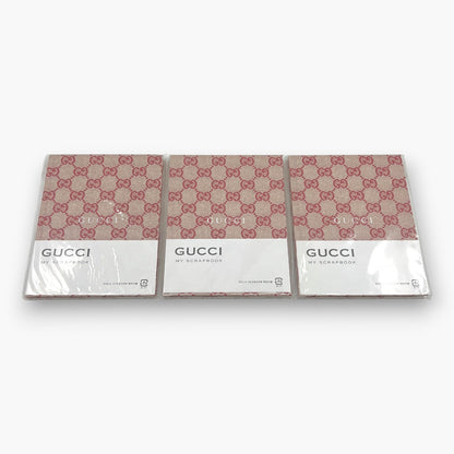Gucci My Scrapbook Notebook Set of 3 BAILA June 2018 Magazine Appendix