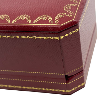 Cartier Jewelry Box Empty Case 2 Piece Set 1 Outer Box Included Red