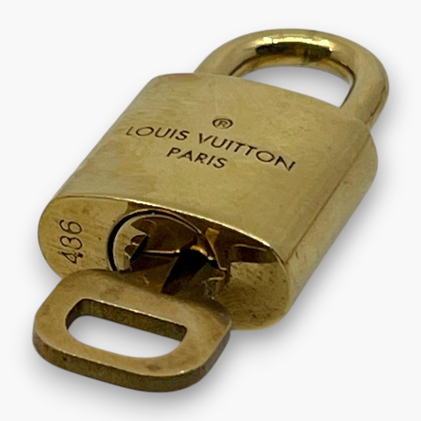 Louis Vuitton Padlock Set of 10 Gold-Tone Brass Locks & Keys pj260603