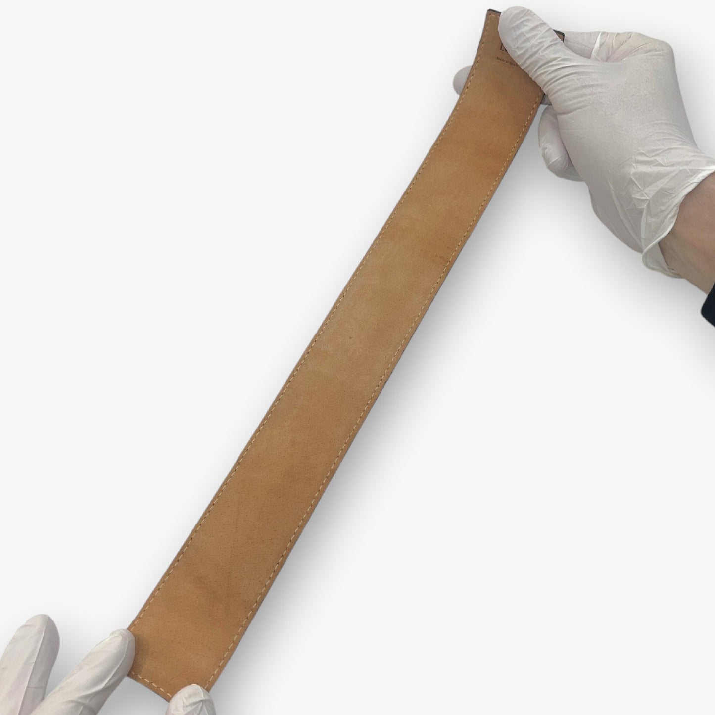 Loewe Anagram Slap Bracelet Black Yellow Leather Bicolor with Dust Bag