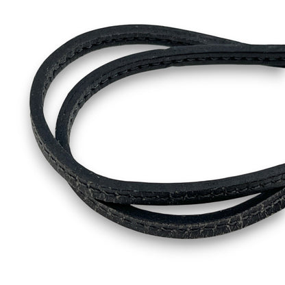 Hermes Cadena Annee Des Fleuves Hippopotamus Padlock Gold 2005 w/ Leather Strap