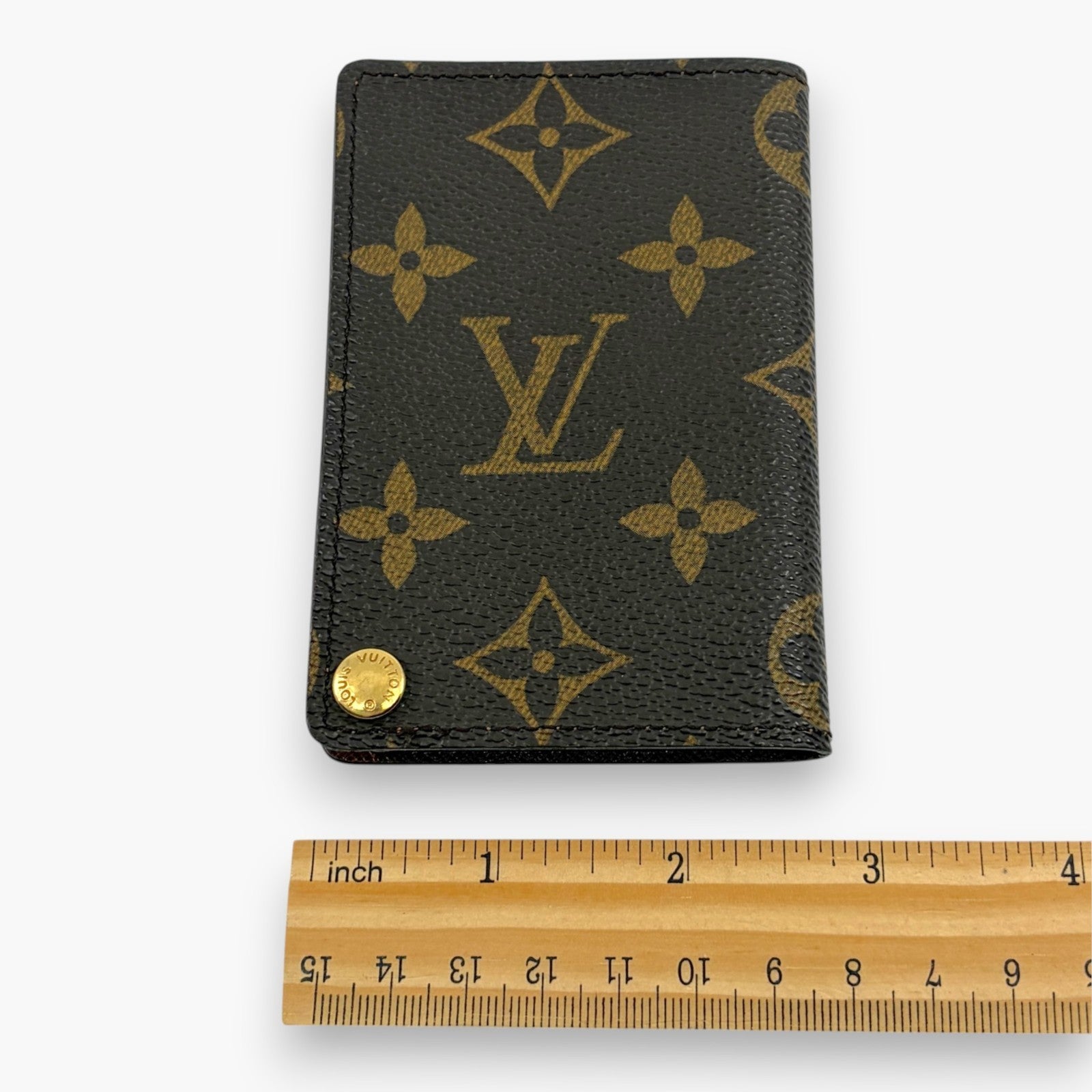 Louis Vuitton Monogram Porte Carte Credit Pression Card Case M60937
