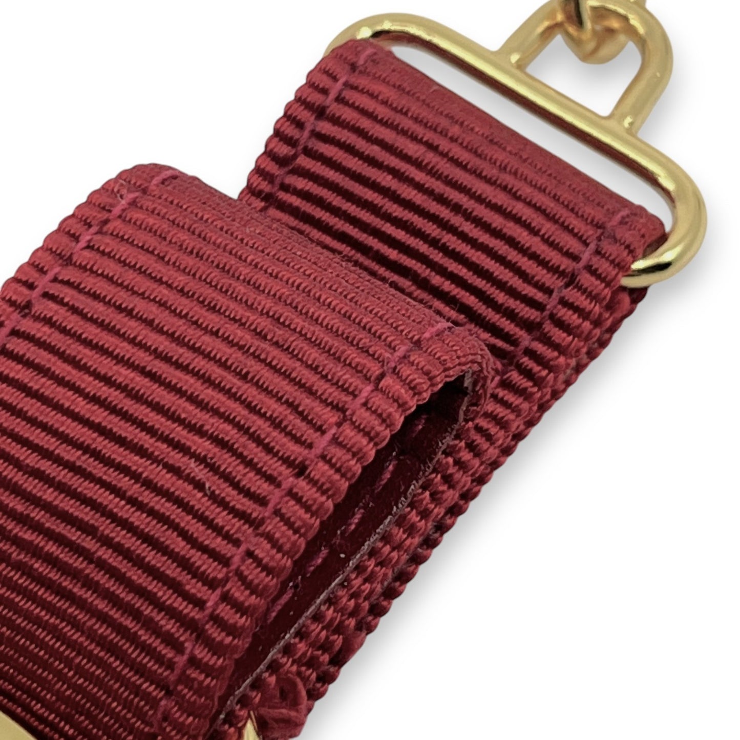 Salvatore Ferragamo Vara Ribbon Keychain Charm Red with Box