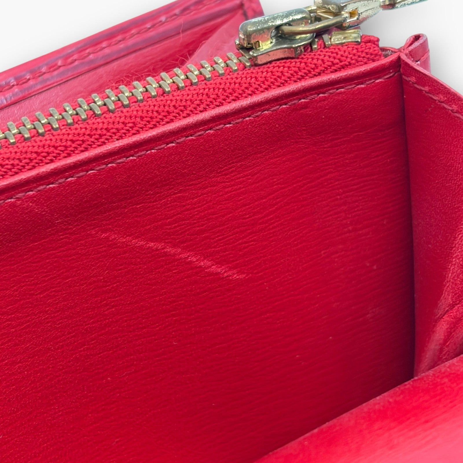 Louis Vuitton Epi Pochette Porte-Monnaie Credit Long Wallet Red M63577