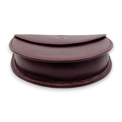 Must de Cartier Burgundy Leather Coin Purse w/ Box Cloth Certificate