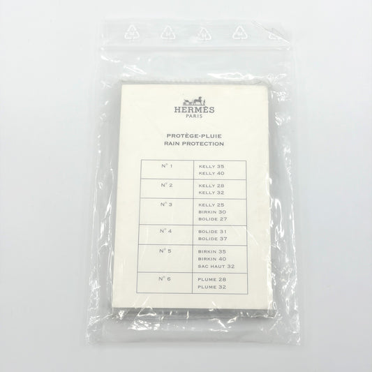 Hermes Protège Pluie Rain Cover No.6 for Plume 28 32 pj250933