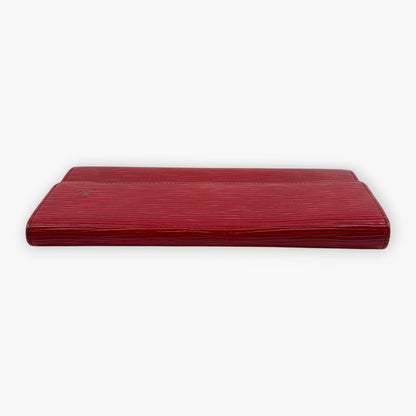 Louis Vuitton Epi Pochette Porte-Monnaie Credit Long Wallet Red M63577