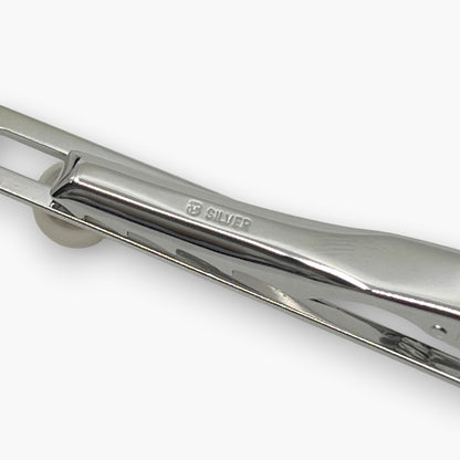 Mikimoto Pearl Cufflinks Tie Pin Clip Set Silver-Tone w/ Box Case