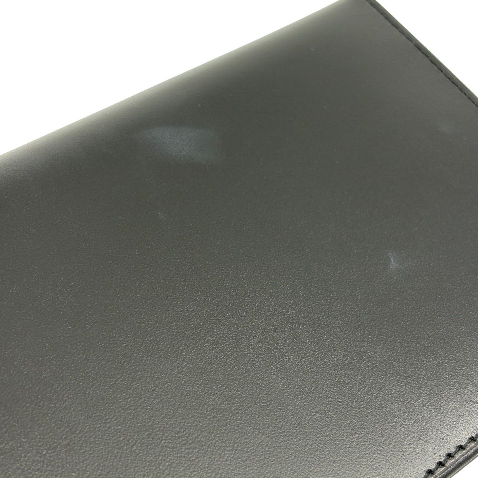 Dunhill Black Leather Long Wallet w/ Brand Card Dust Bag Box