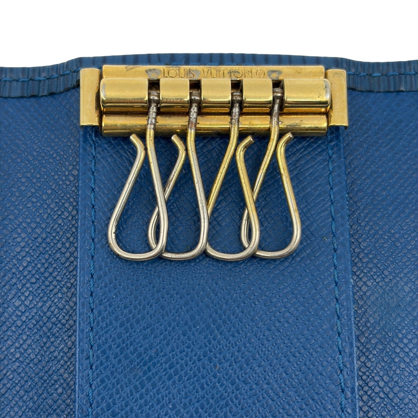 Louis Vuitton Epi Multicles 4 Key Case in Blue Leather M63825