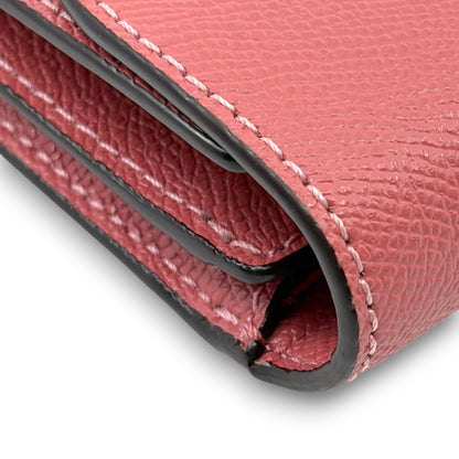 Coach Long Wallet in Pink Leather with Horse and Carriage Logo
