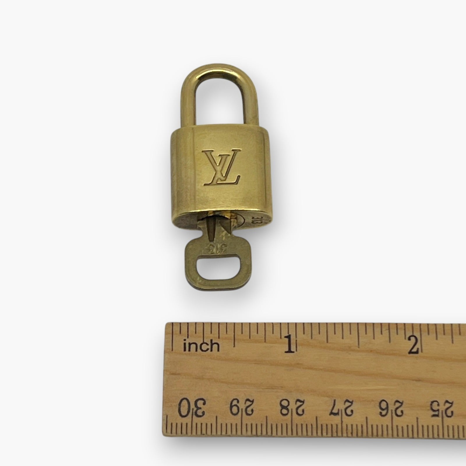 Louis Vuitton Padlock Set of 10 Gold-Tone Brass Locks & Keys pj260602