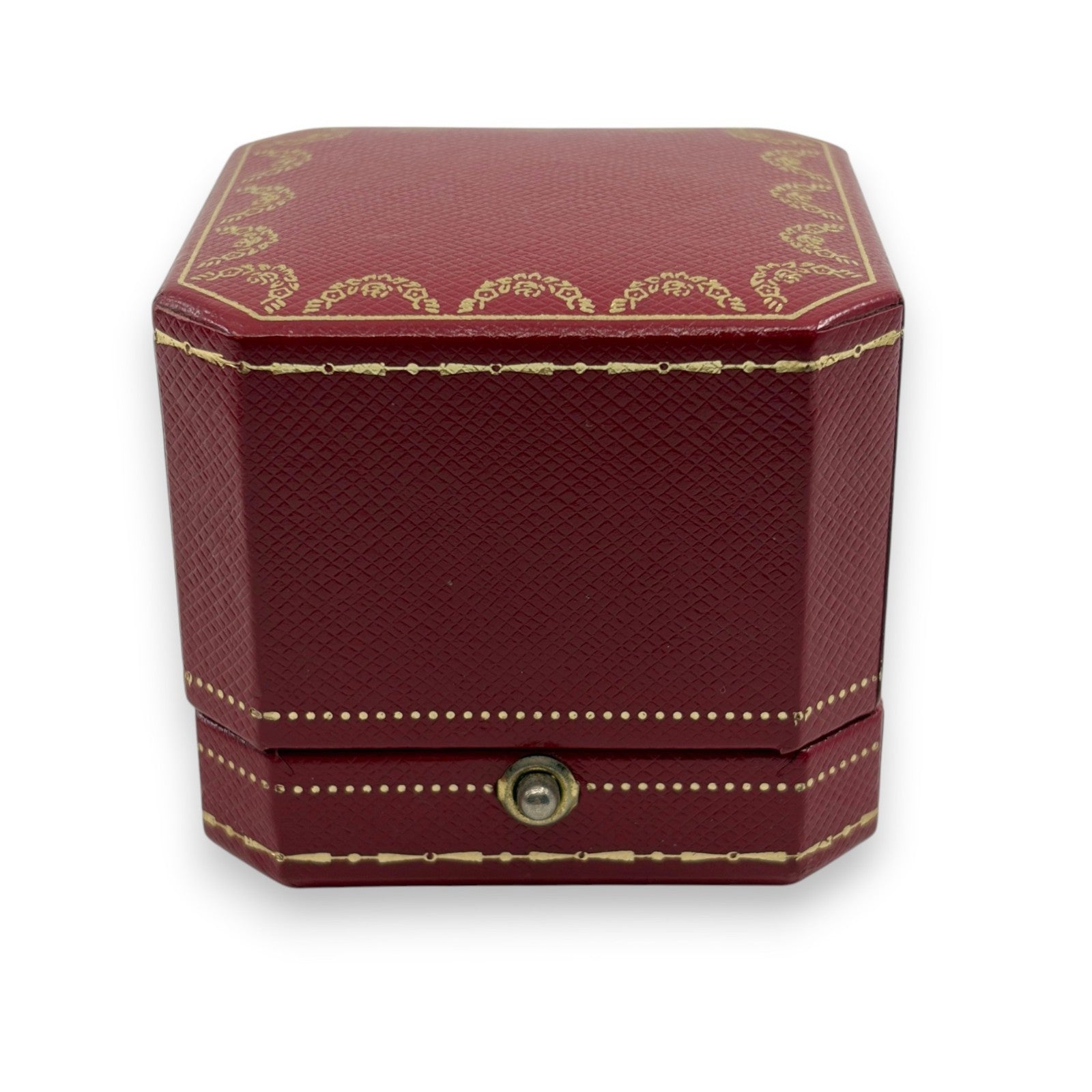 Cartier Jewelry Box Empty Case 2 Piece Set 1 Outer Box Included Red